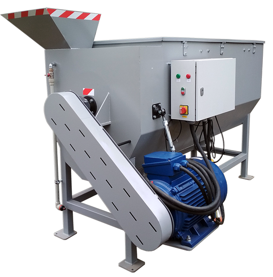 Dynamic centrifuge, plastic centrifuge, separator, centrifugal separator, dynamic washer
